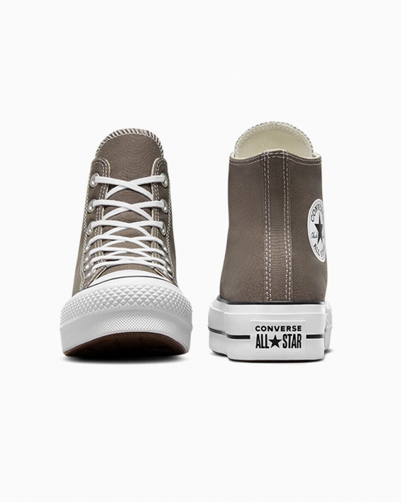 Converse Chuck Taylor All Star Lift Platform Wit Zwart | 9856-IPLSB