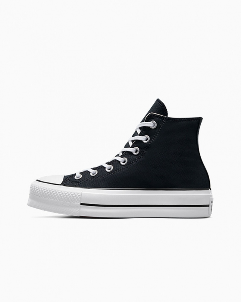 Converse Chuck Taylor All Star Lift Platform Zwart Wit Wit | 8026-OPMND