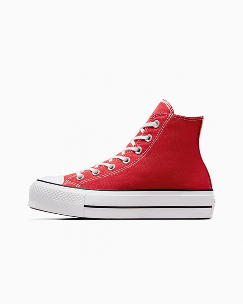 Converse Chuck Taylor All Star Lift Platform Rood Wit Zwart | 2187-VDZPR