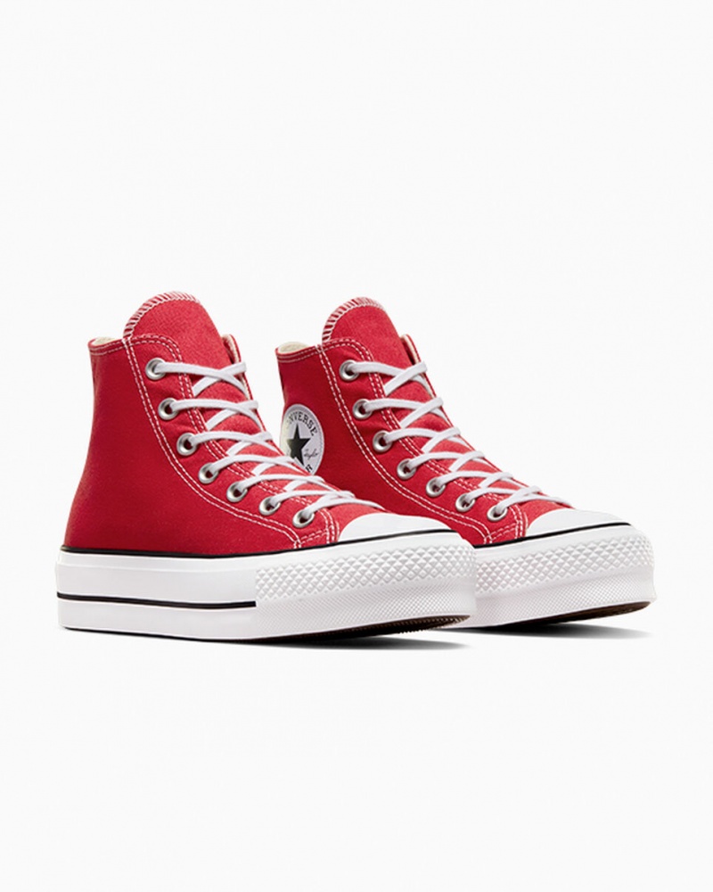 Converse Chuck Taylor All Star Lift Platform Rood Wit Zwart | 2187-VDZPR