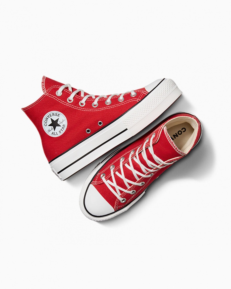 Converse Chuck Taylor All Star Lift Platform Rood Wit Zwart | 2187-VDZPR