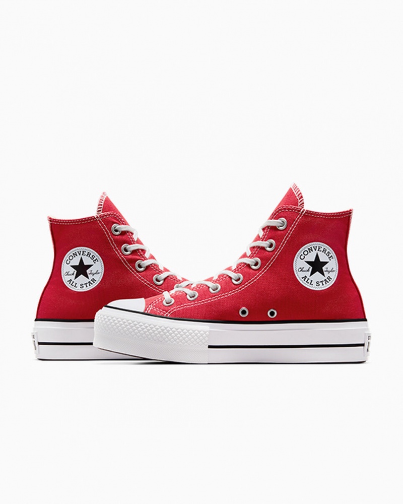 Converse Chuck Taylor All Star Lift Platform Rood Wit Zwart | 2187-VDZPR