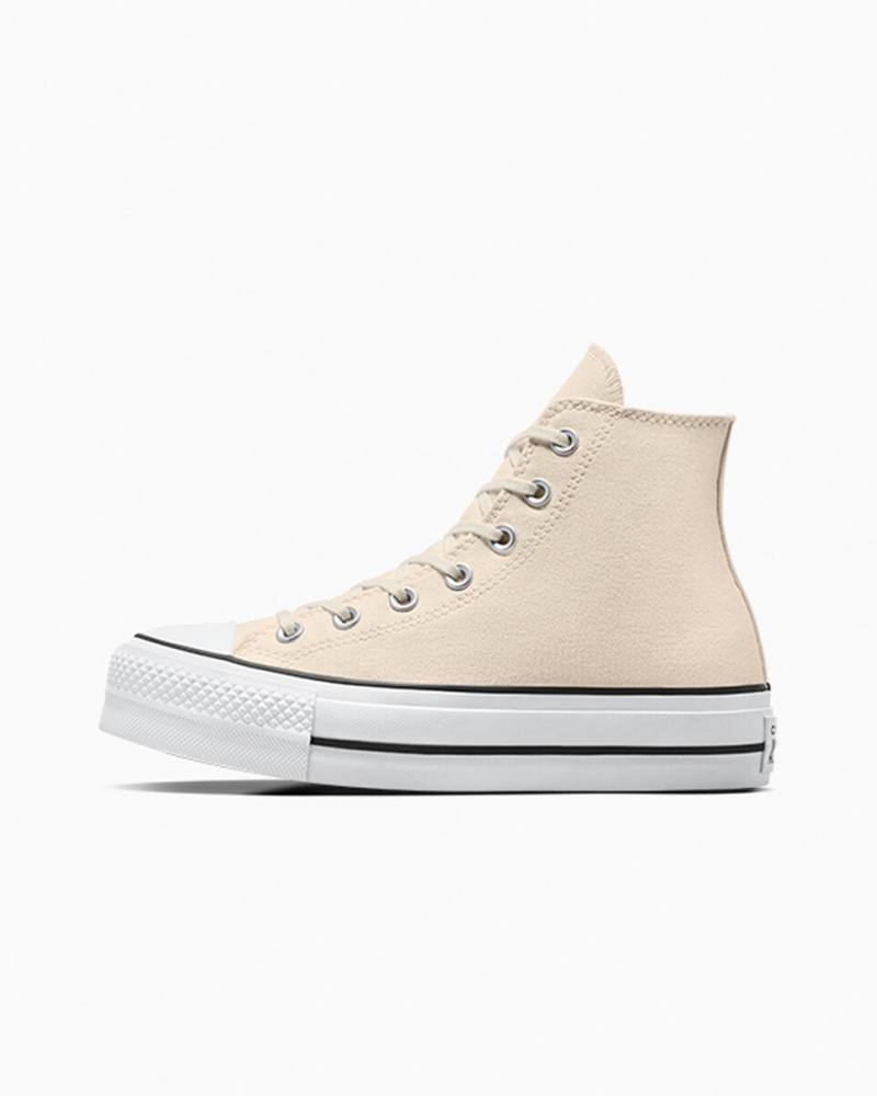 Converse Chuck Taylor All Star Lift Platform Wit Zwart | 9316-TMAGB