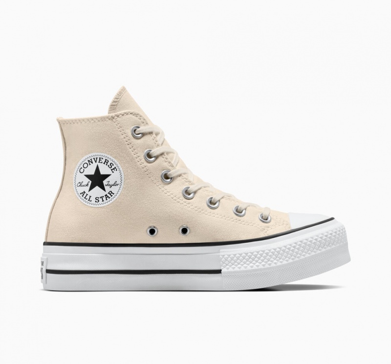 Converse Chuck Taylor All Star Lift Platform Wit Zwart | 9316-TMAGB