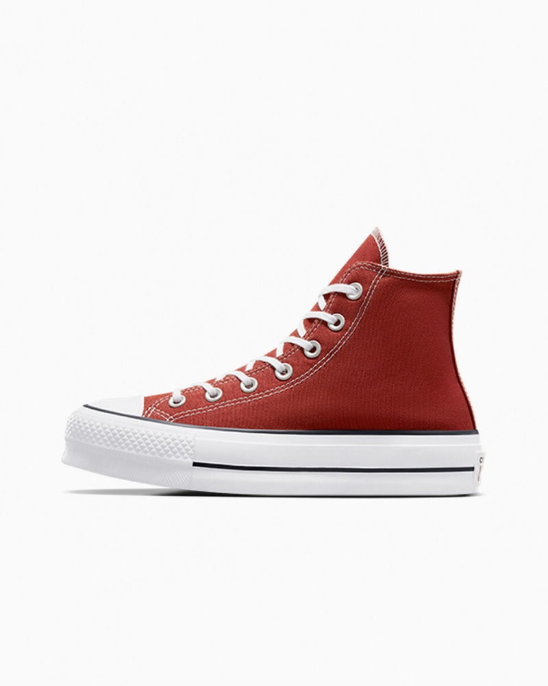 Converse Chuck Taylor All Star Lift Platform Rood Wit Zwart | 9382-VDWXC