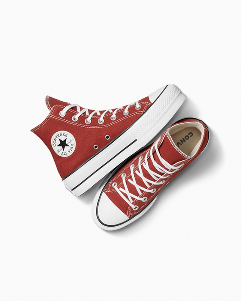 Converse Chuck Taylor All Star Lift Platform Rood Wit Zwart | 9382-VDWXC