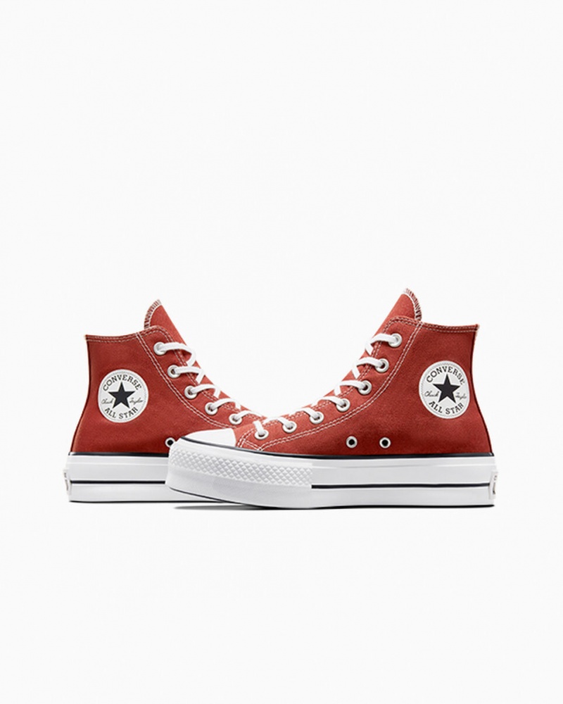 Converse Chuck Taylor All Star Lift Platform Rood Wit Zwart | 9382-VDWXC