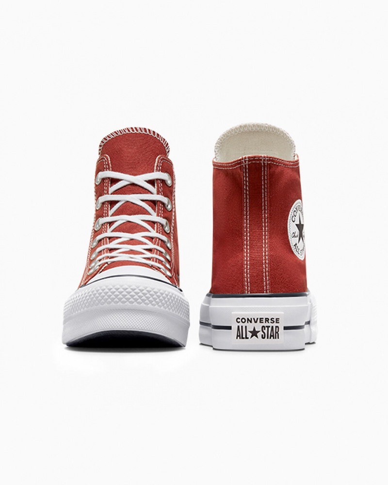 Converse Chuck Taylor All Star Lift Platform Rood Wit Zwart | 9382-VDWXC