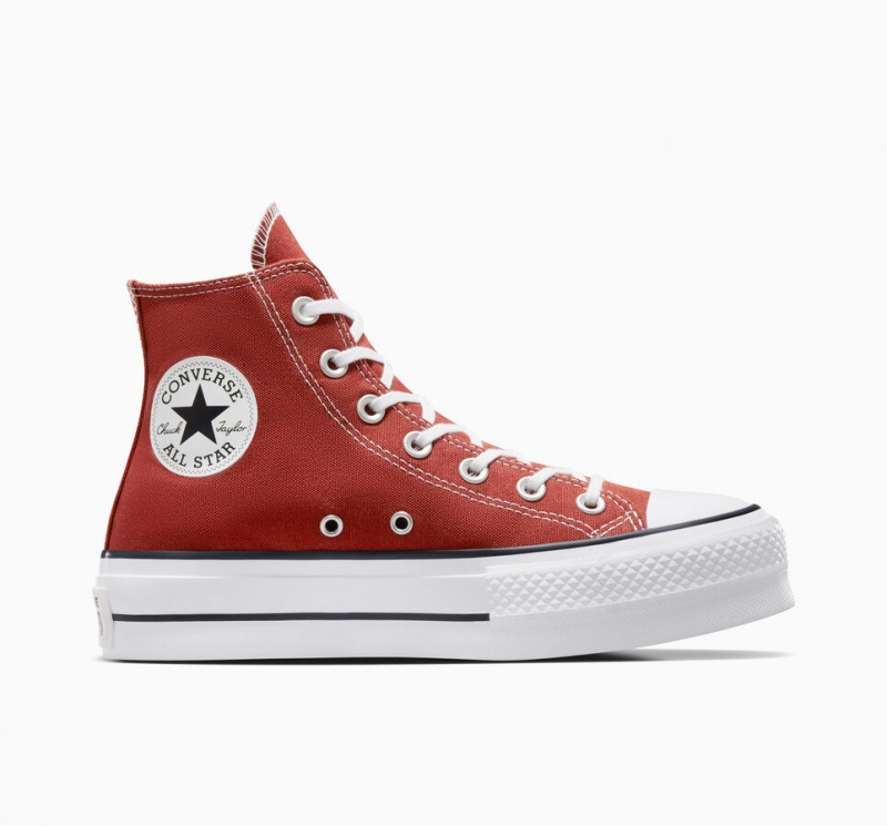 Converse Chuck Taylor All Star Lift Platform Rood Wit Zwart | 9382-VDWXC