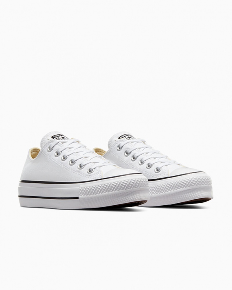 Converse Chuck Taylor All Star Lift Platform Wit Zwart Wit | 0429-RCXIZ