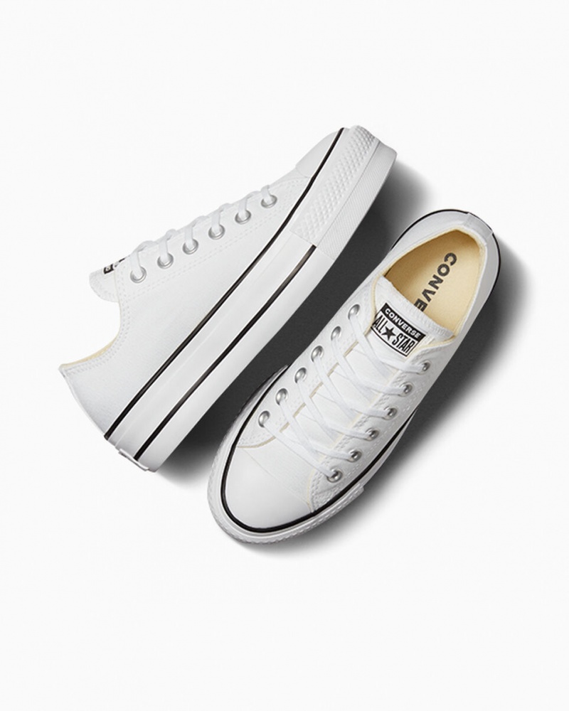 Converse Chuck Taylor All Star Lift Platform Wit Zwart Wit | 0429-RCXIZ