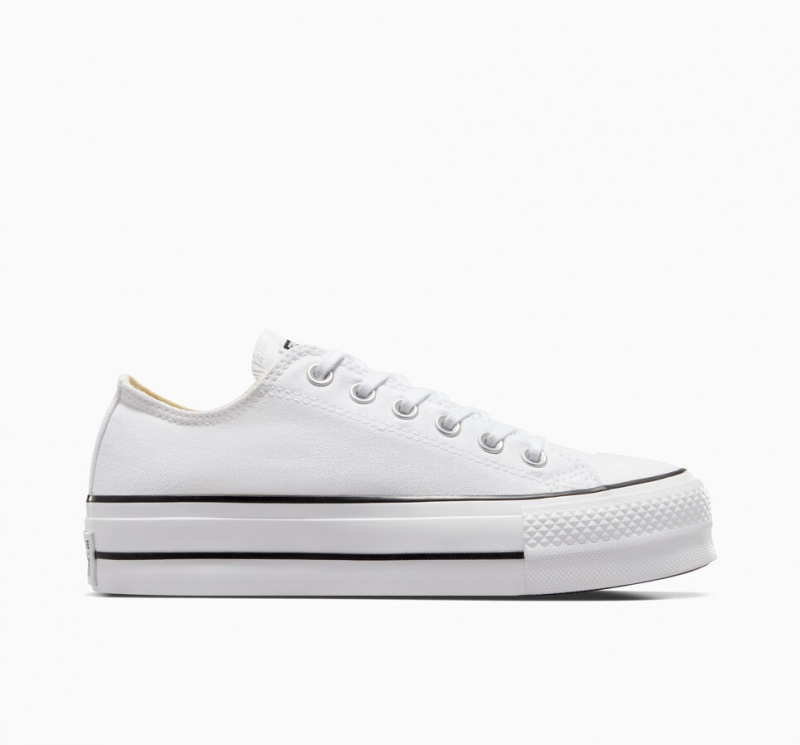 Converse Chuck Taylor All Star Lift Platform Wit Zwart Wit | 6920-EIZFL