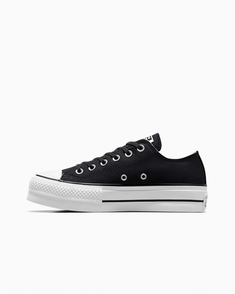 Converse Chuck Taylor All Star Lift Platform Zwart Wit Wit | 5637-WZQOB