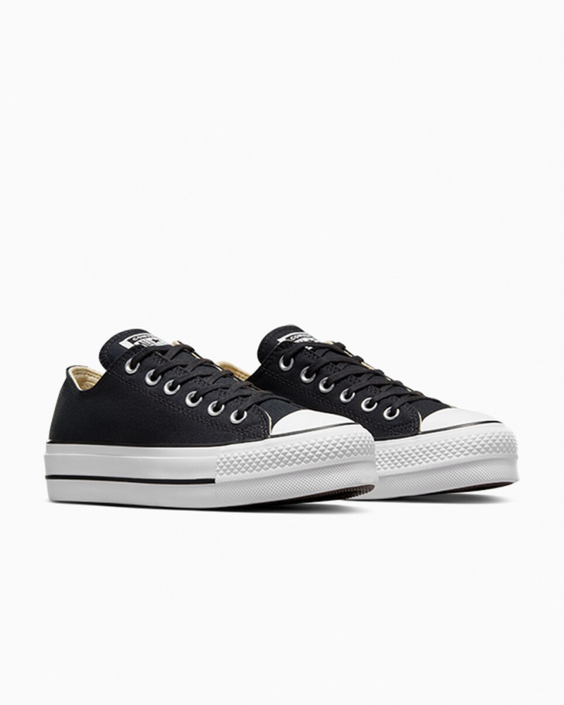 Converse Chuck Taylor All Star Lift Platform Zwart Wit Wit | 5637-WZQOB