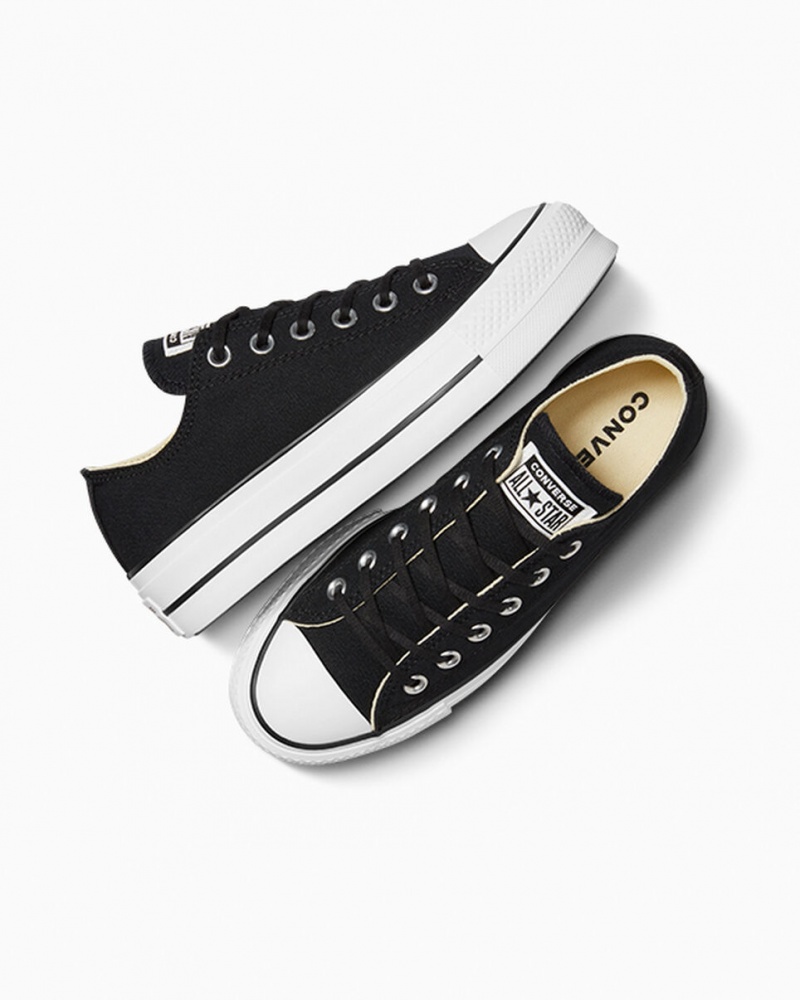 Converse Chuck Taylor All Star Lift Platform Zwart Wit Wit | 5637-WZQOB