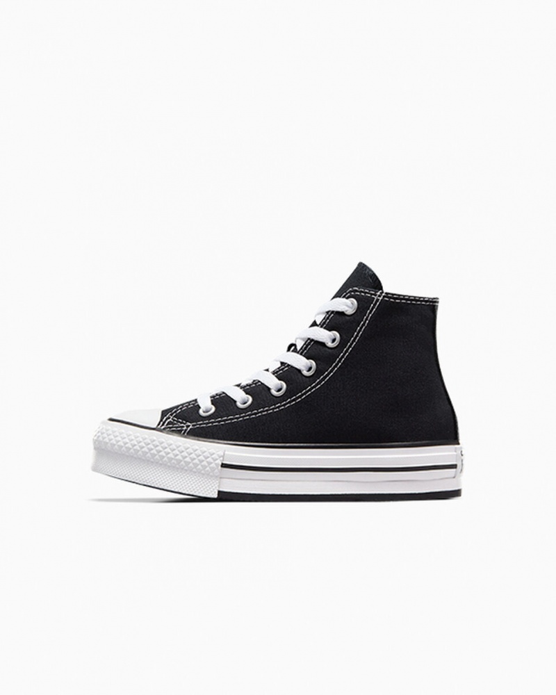 Converse Chuck Taylor All Star Lift Platform Zwart Wit Zwart | 0825-XMEJL