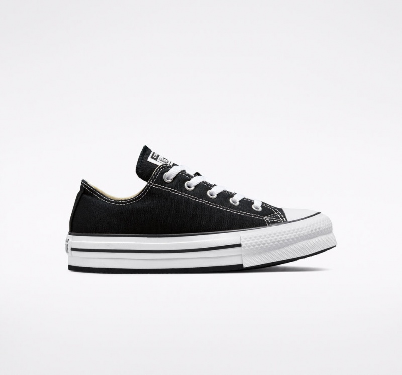 Converse Chuck Taylor All Star Lift Platform Zwart Wit Zwart | 0453-TUKAP