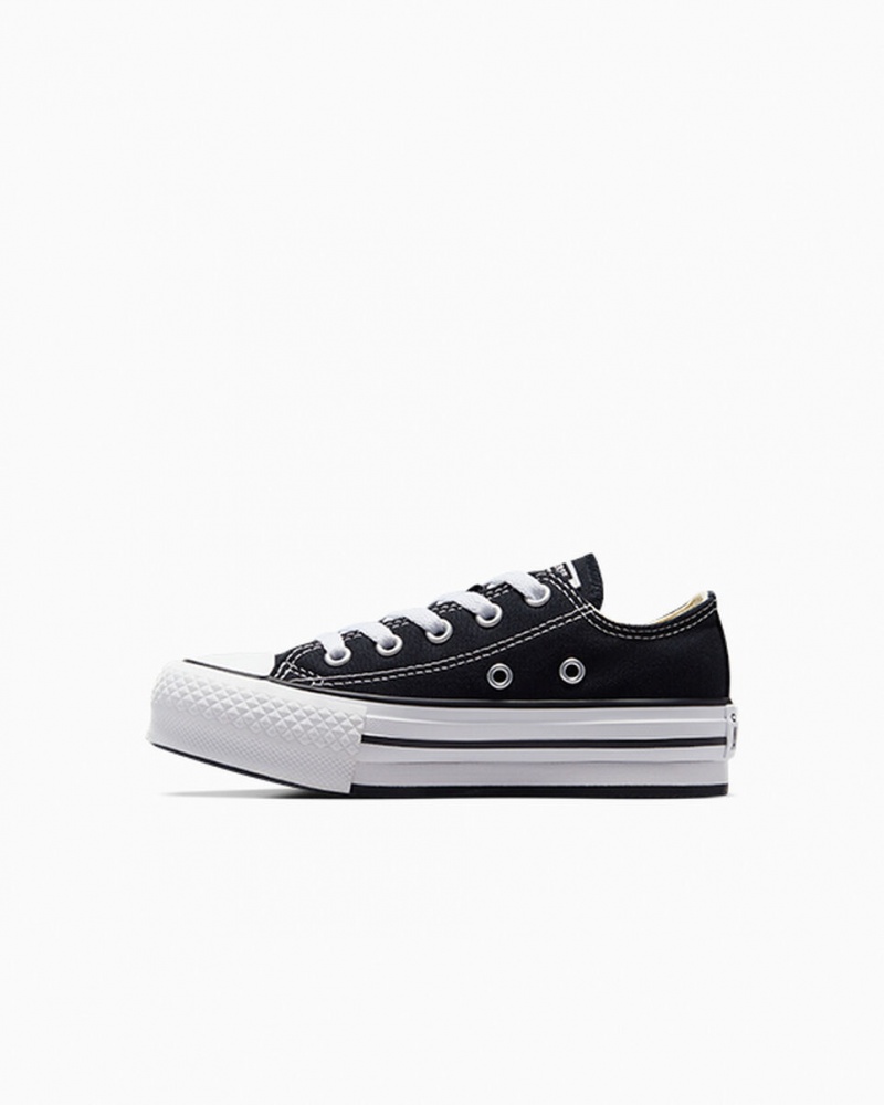 Converse Chuck Taylor All Star Lift Platform Zwart Wit Zwart | 2835-TVRQS