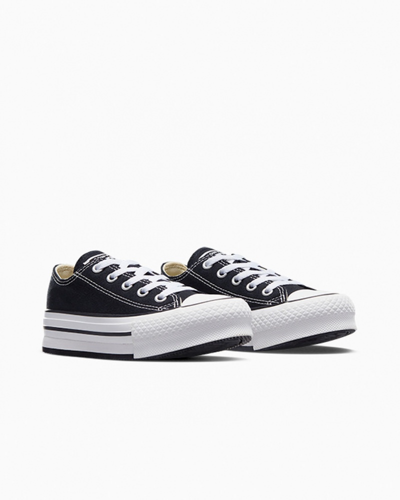 Converse Chuck Taylor All Star Lift Platform Zwart Wit Zwart | 2835-TVRQS