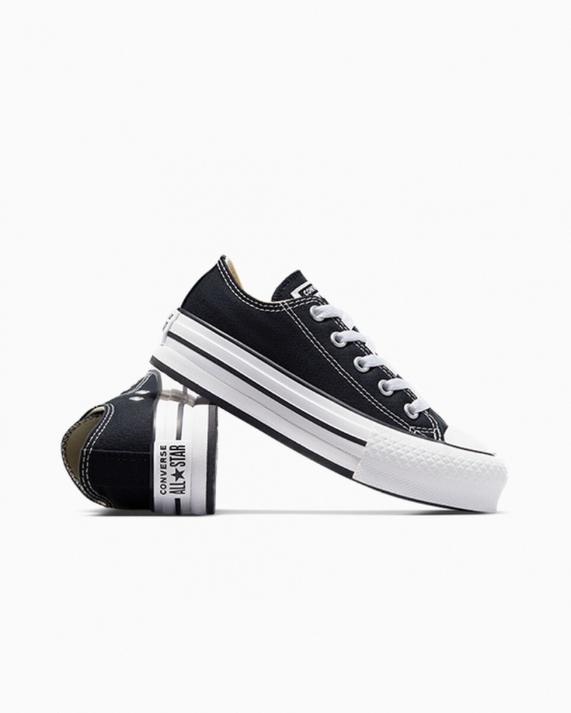 Converse Chuck Taylor All Star Lift Platform Zwart Wit Zwart | 2835-TVRQS