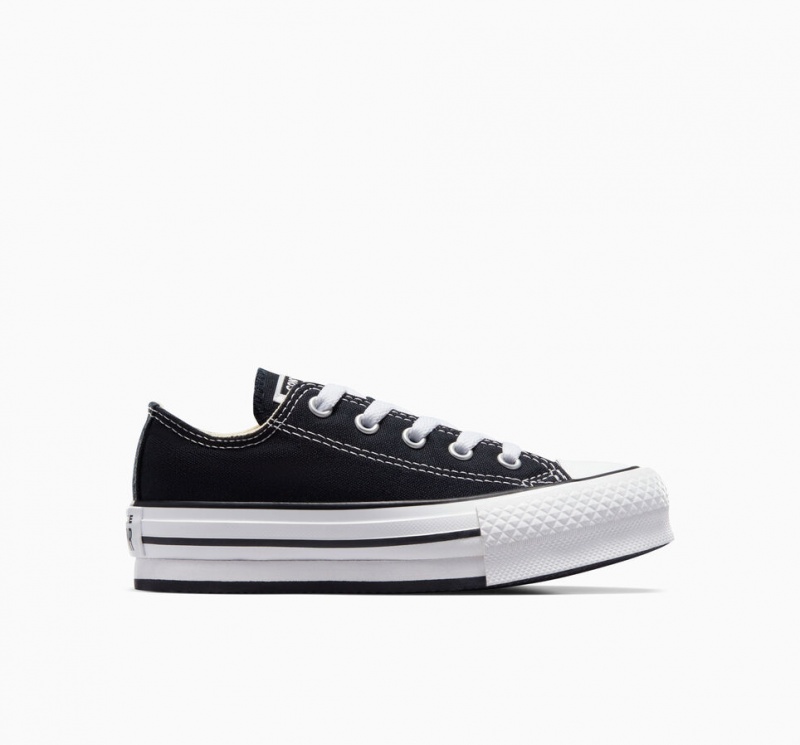 Converse Chuck Taylor All Star Lift Platform Zwart Wit Zwart | 2835-TVRQS