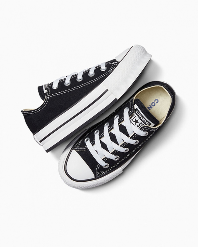 Converse Chuck Taylor All Star Lift Platform Zwart Wit Zwart | 8435-VABND