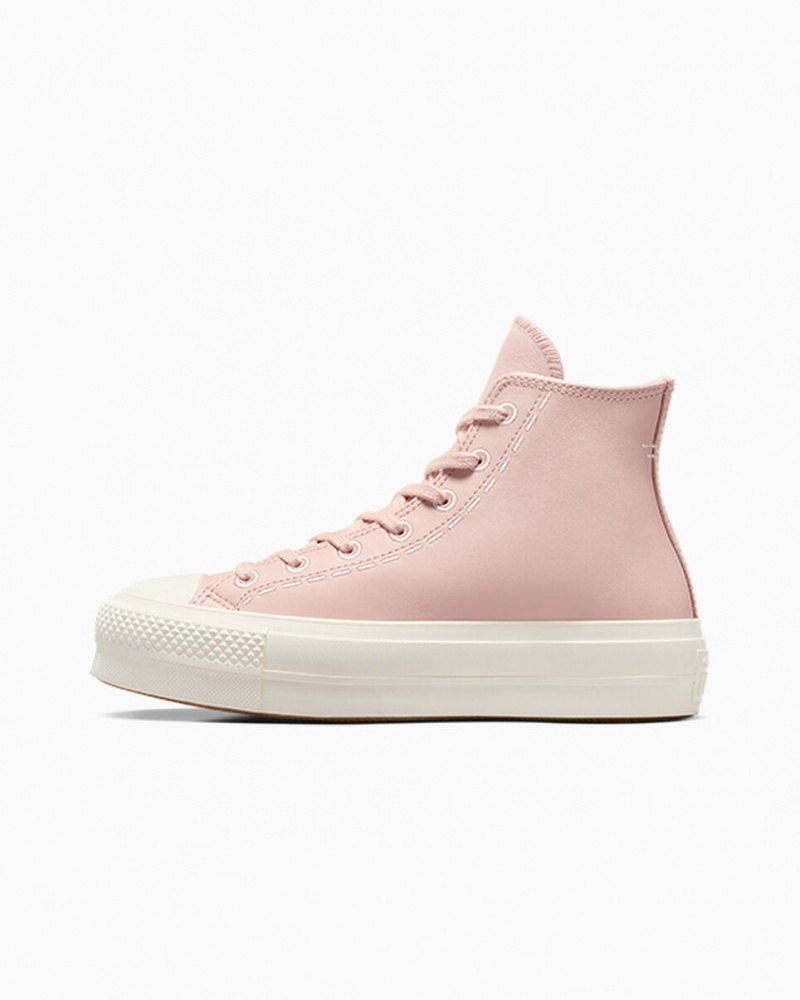 Converse Chuck Taylor All Star Lift Platform Bold Stitch Roze Roze | 7935-DLGIV