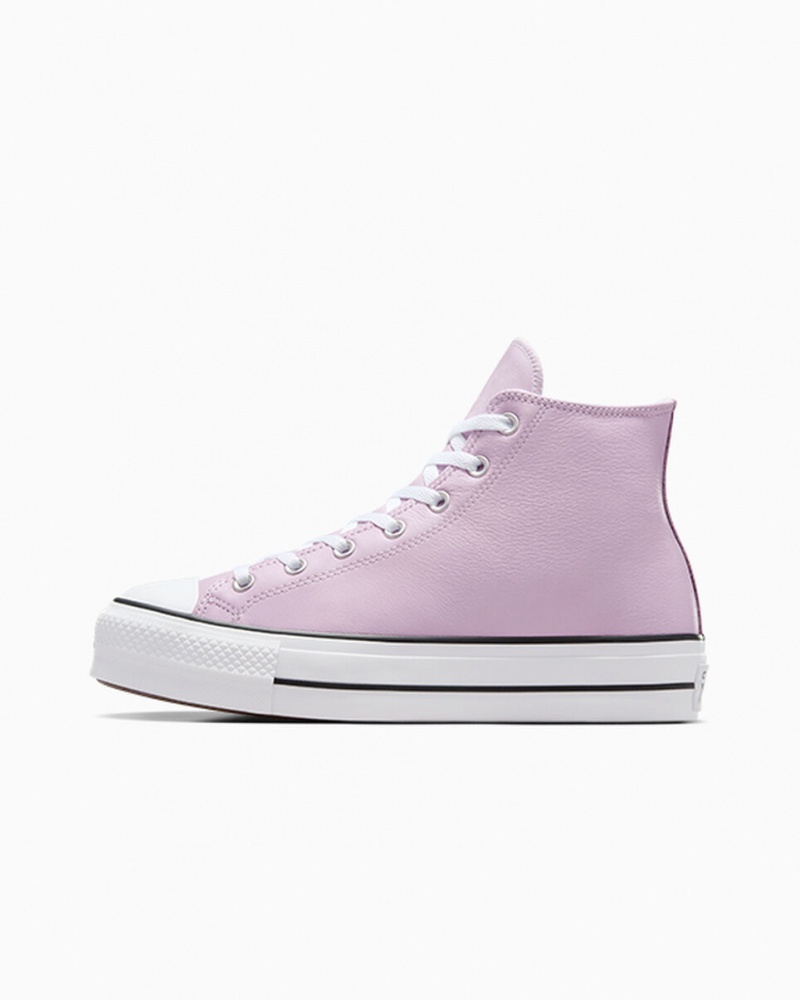 Converse Chuck Taylor All Star Lift Platform Excess Materials Wit Zwart | 0317-RQZME