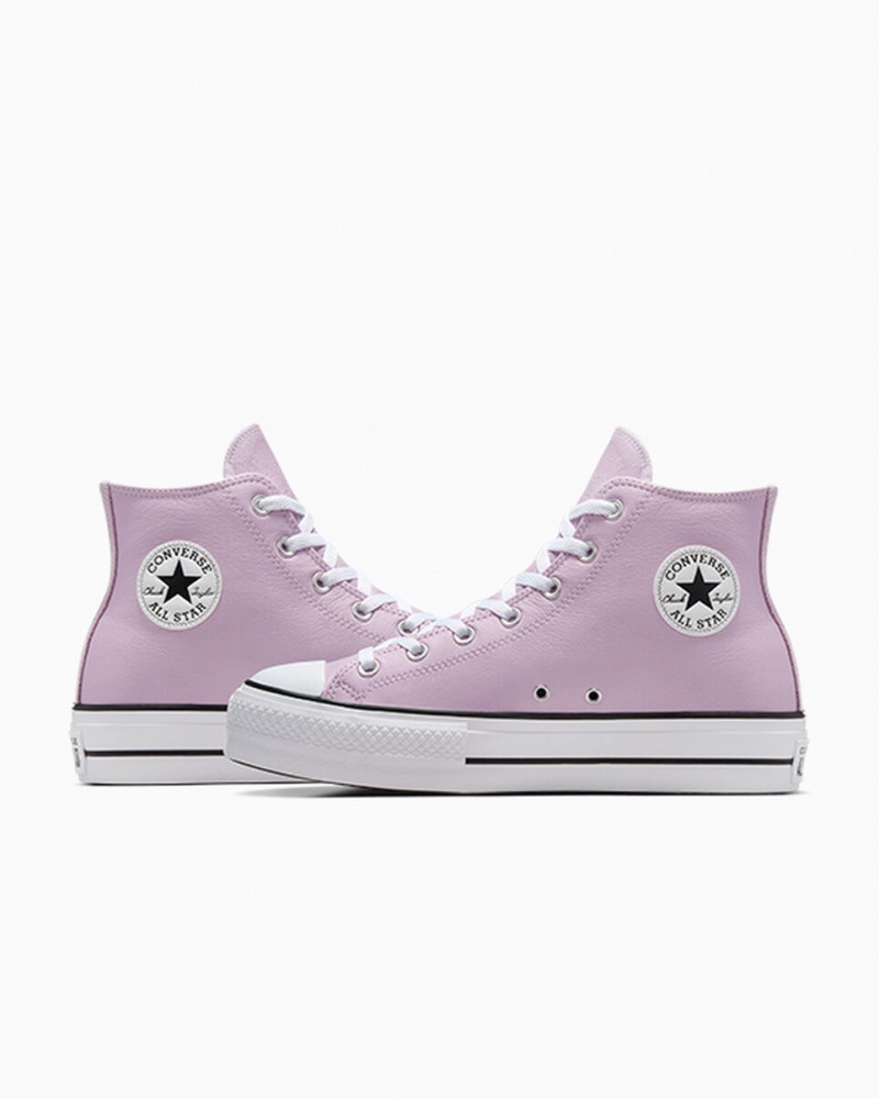 Converse Chuck Taylor All Star Lift Platform Excess Materials Wit Zwart | 0317-RQZME