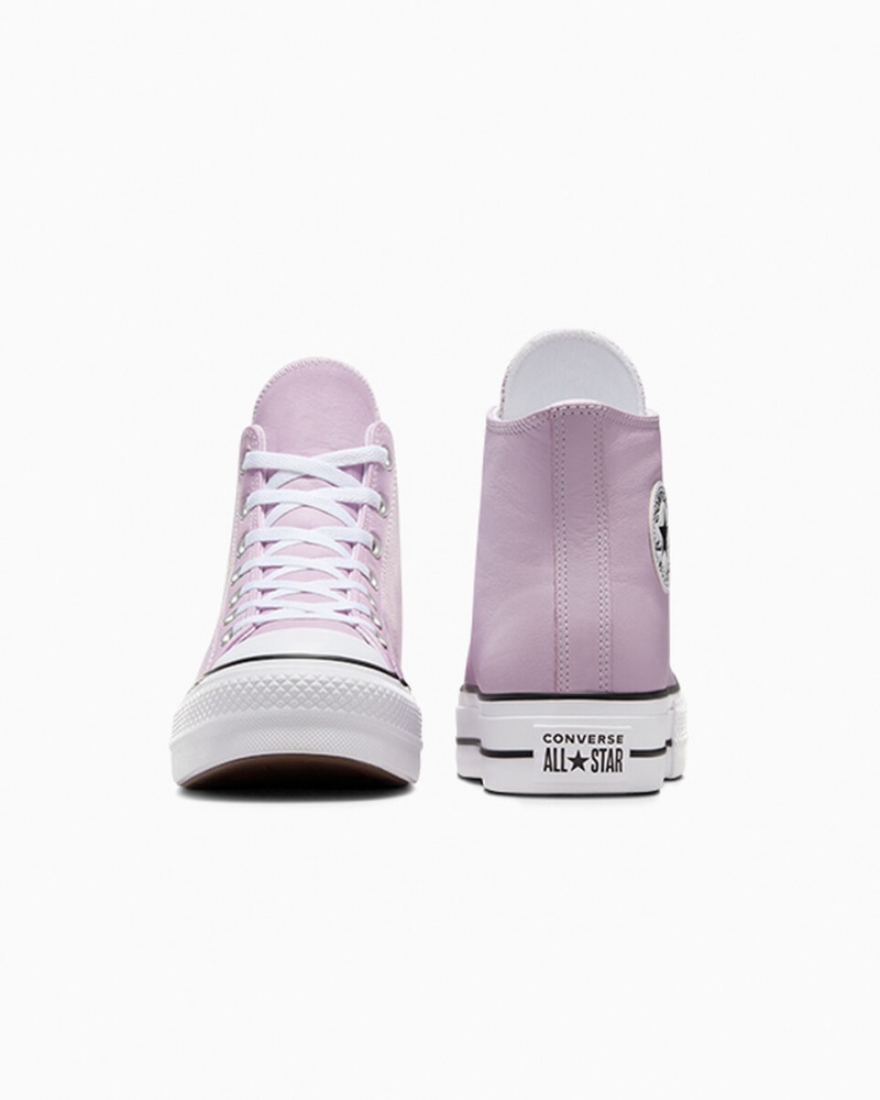 Converse Chuck Taylor All Star Lift Platform Excess Materials Wit Zwart | 0317-RQZME