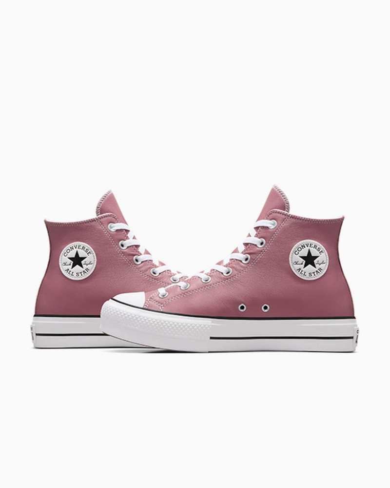 Converse Chuck Taylor All Star Lift Platform Excess Materials Roze Wit Zwart | 7025-OXSFN