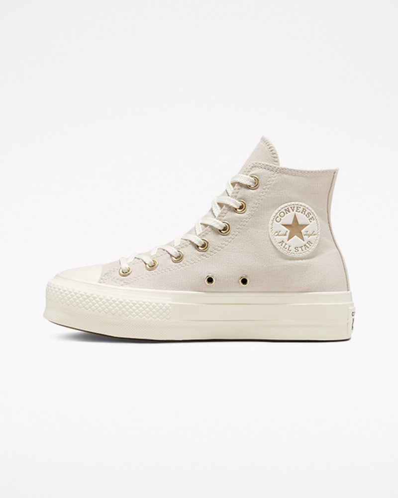 Converse Chuck Taylor All Star Lift Platform Golden Elements Lichtgoud | 3547-QSEAR