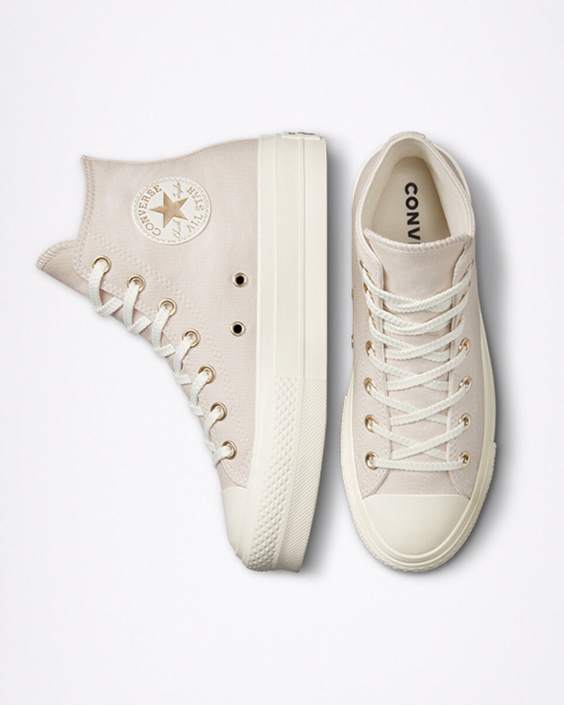 Converse Chuck Taylor All Star Lift Platform Golden Elements Lichtgoud | 3547-QSEAR