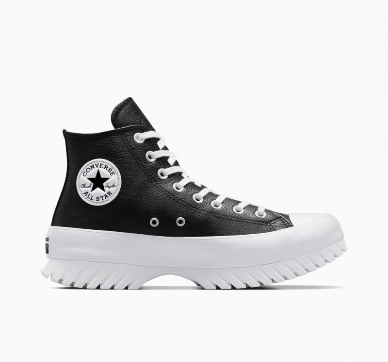 Converse Chuck Taylor All Star Lugged 2.0 Leren Zwart Wit | 5261-GVUXS