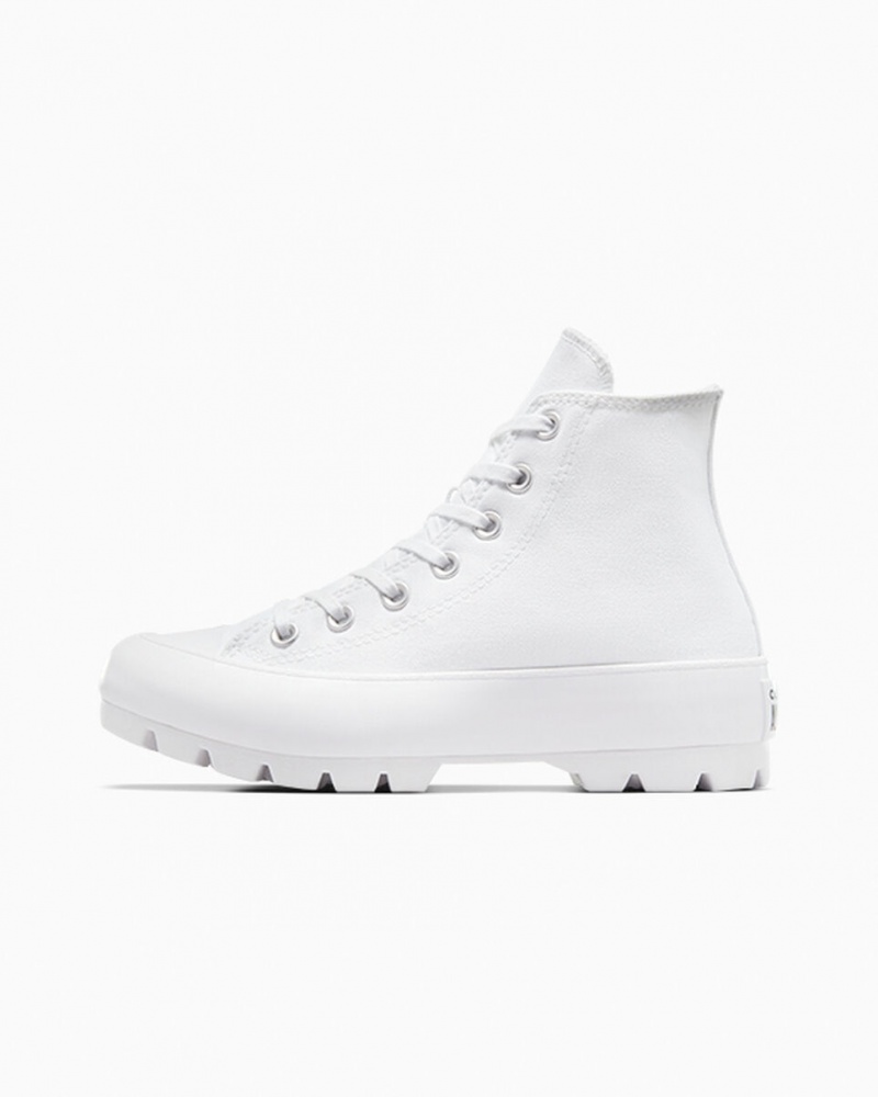 Converse Chuck Taylor All Star Lugged Wit Zwart Wit | 4103-XDPBN