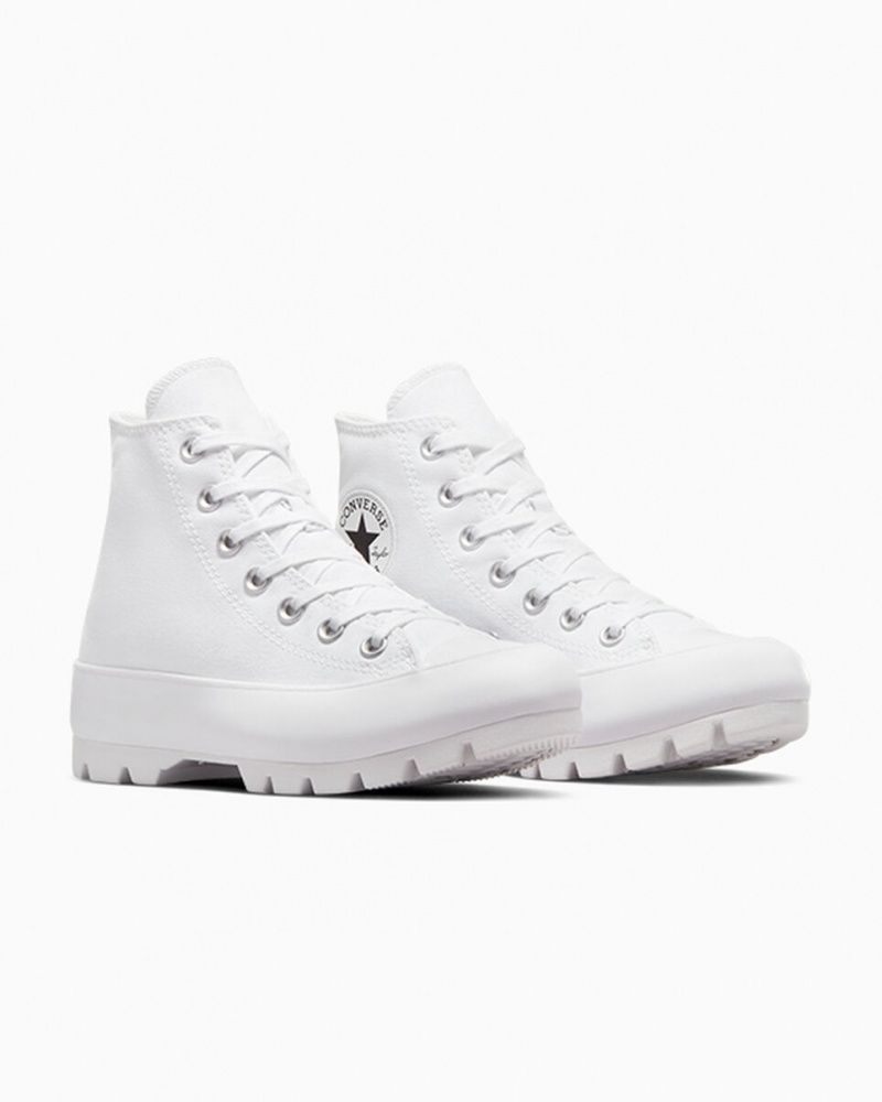 Converse Chuck Taylor All Star Lugged Wit Zwart Wit | 4103-XDPBN