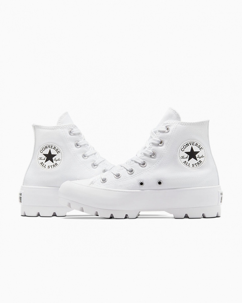 Converse Chuck Taylor All Star Lugged Wit Zwart Wit | 4103-XDPBN