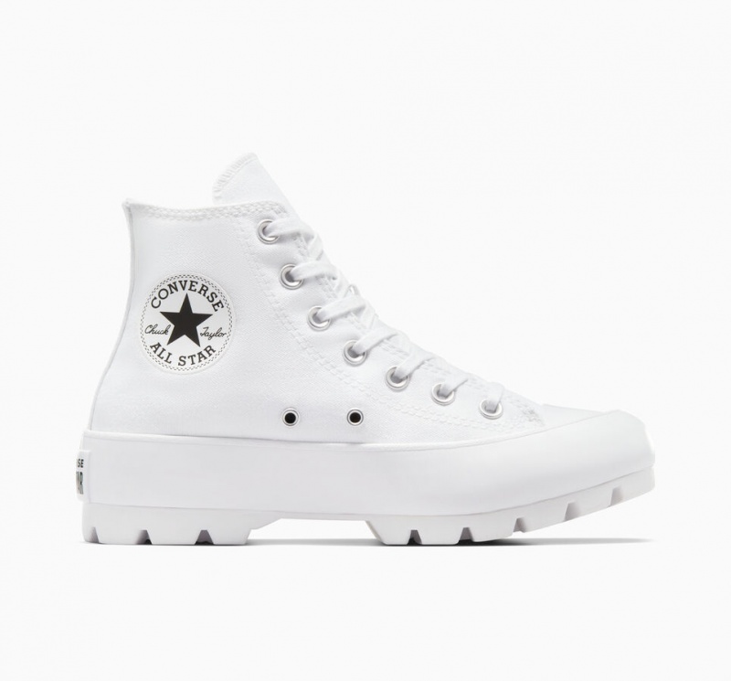 Converse Chuck Taylor All Star Lugged Wit Zwart Wit | 4103-XDPBN