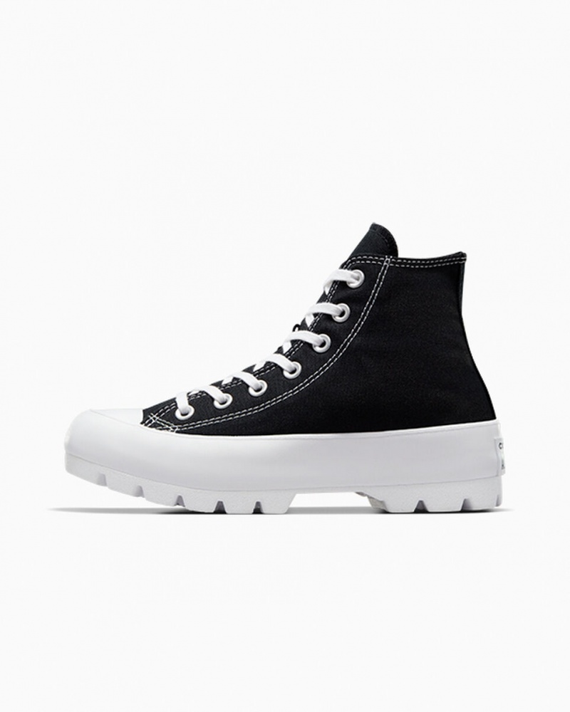 Converse Chuck Taylor All Star Lugged Zwart Wit Zwart | 4352-JZHLY