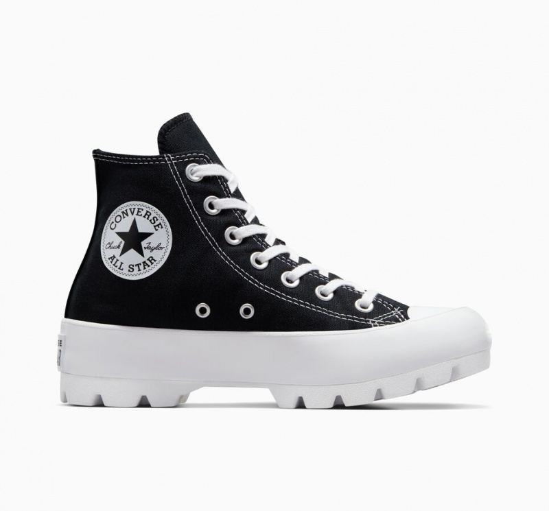 Converse Chuck Taylor All Star Lugged Zwart Wit Zwart | 4352-JZHLY