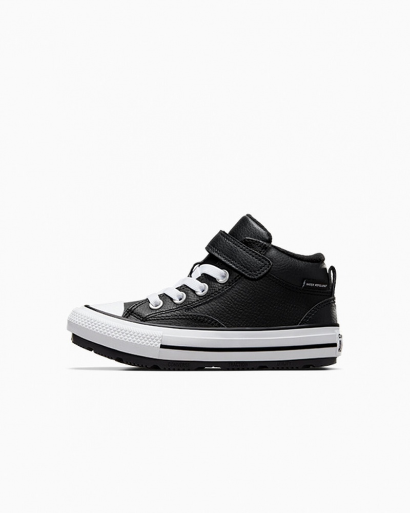 Converse Chuck Taylor All Star Malden Straat Boot Zwart Zwart Wit | 3596-ITOEV