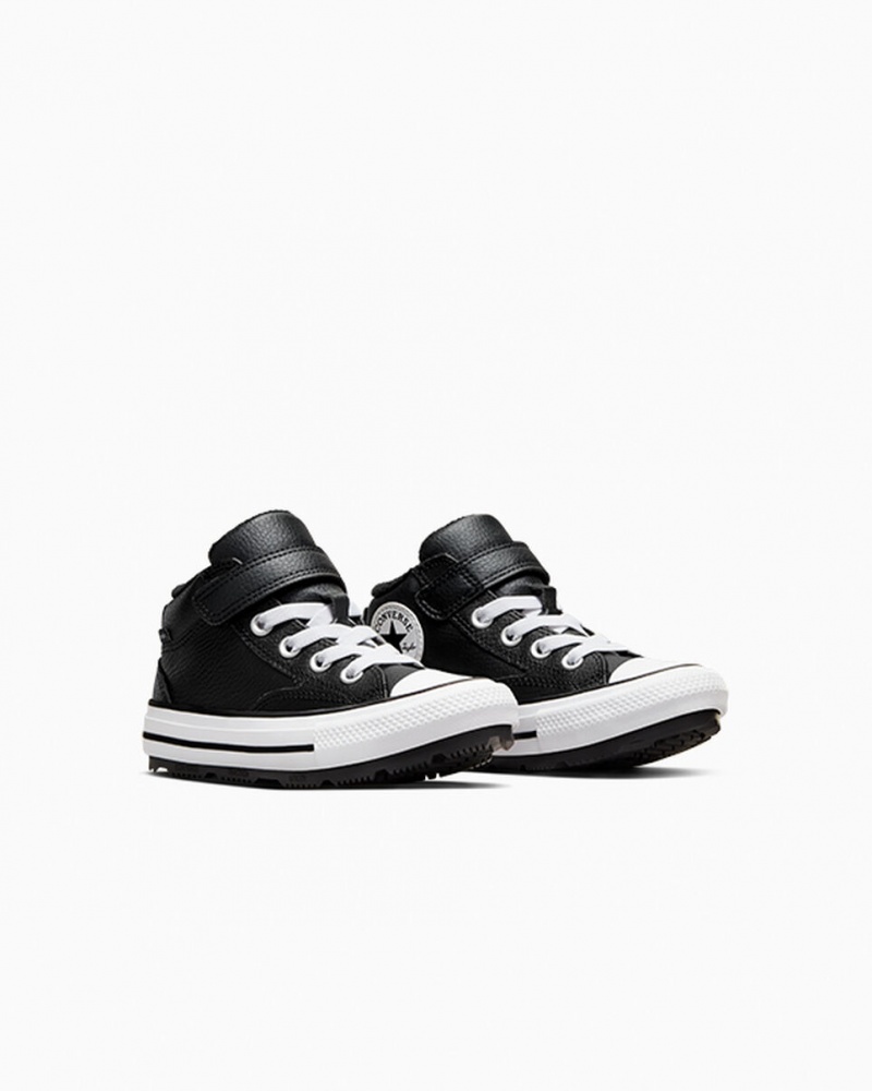 Converse Chuck Taylor All Star Malden Straat Boot Zwart Zwart Wit | 3596-ITOEV