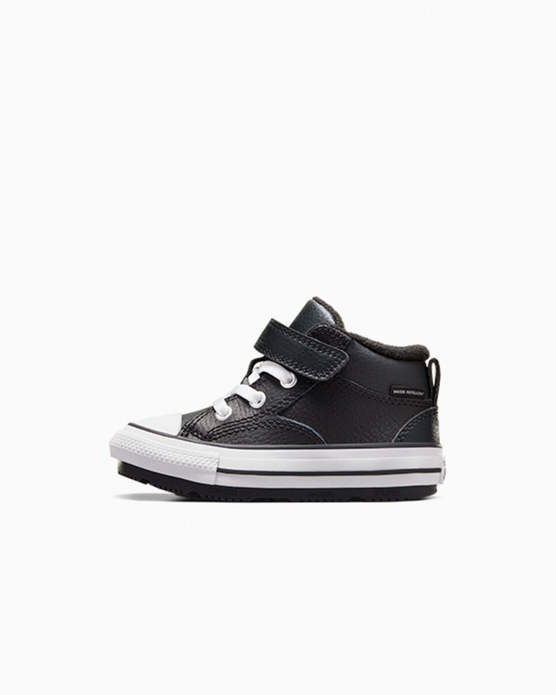 Converse Chuck Taylor All Star Malden Straat Boot Zwart Zwart Wit | 7986-RTGEH