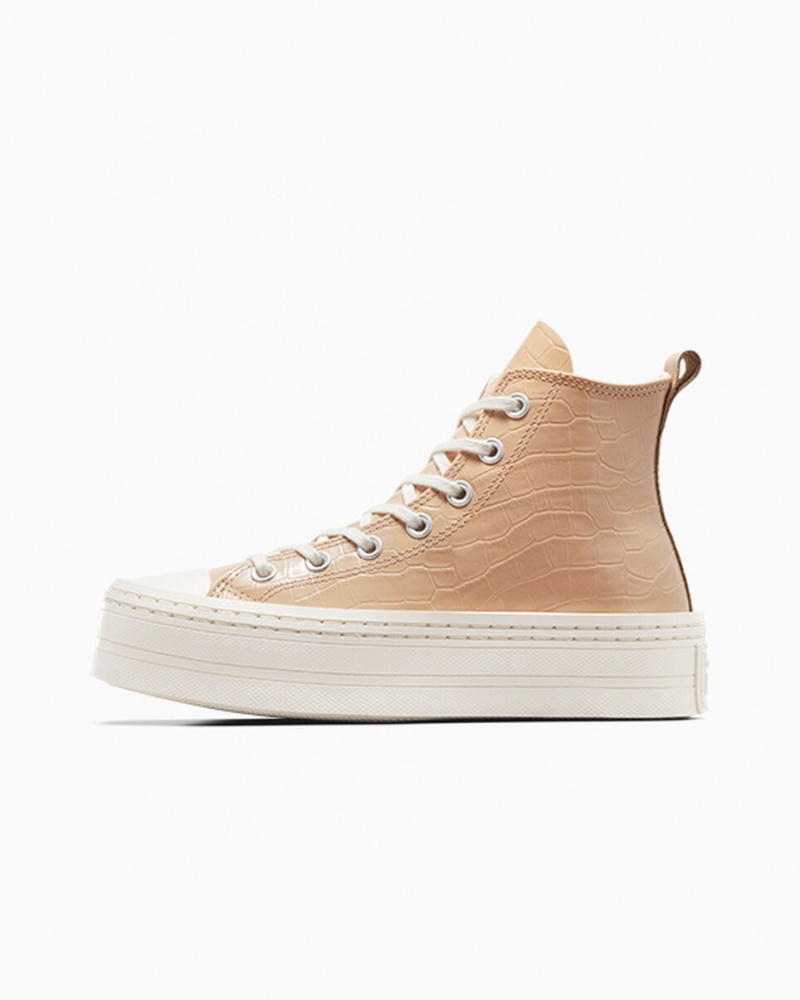 Converse Chuck Taylor All Star Modern Lift Platform Embossed Epic Dune / Epic Dune / Egret | 9725-XWFQT