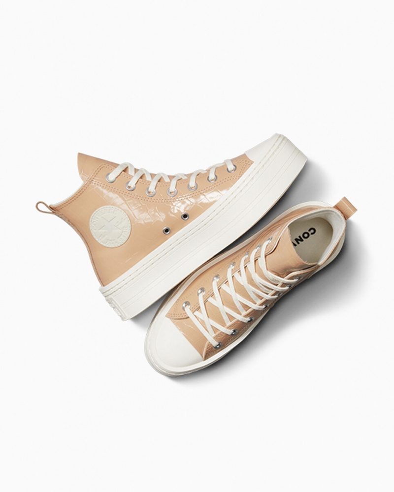 Converse Chuck Taylor All Star Modern Lift Platform Embossed Epic Dune / Epic Dune / Egret | 9725-XWFQT