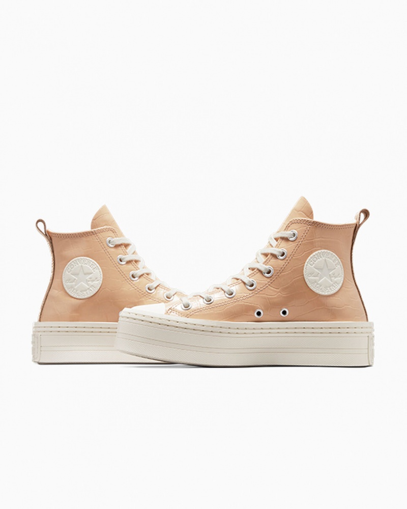 Converse Chuck Taylor All Star Modern Lift Platform Embossed Epic Dune / Epic Dune / Egret | 9725-XWFQT