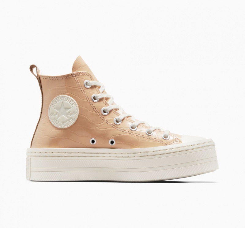 Converse Chuck Taylor All Star Modern Lift Platform Embossed Epic Dune / Epic Dune / Egret | 9725-XWFQT