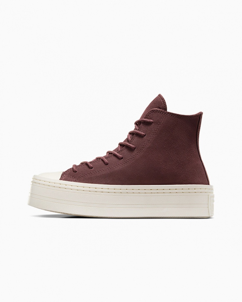 Converse Chuck Taylor All Star Modern Lift Platform Suede Bruin | 8136-XTGMC