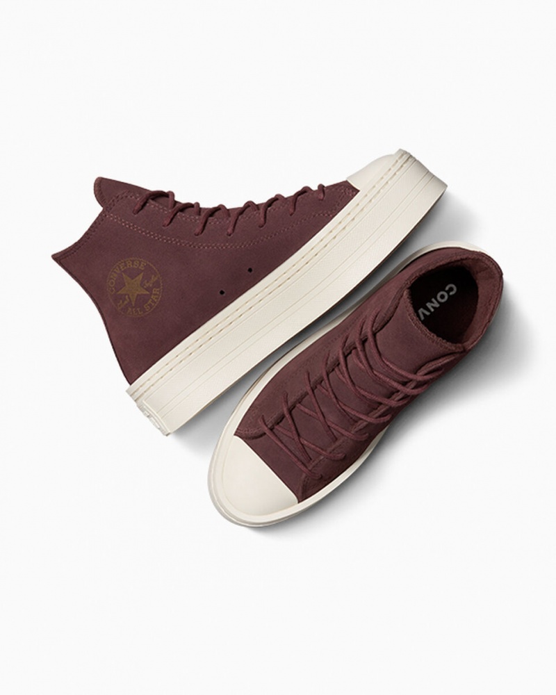 Converse Chuck Taylor All Star Modern Lift Platform Suede Bruin | 8136-XTGMC