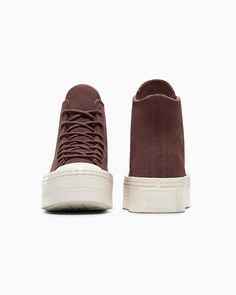 Converse Chuck Taylor All Star Modern Lift Platform Suede Bruin | 8136-XTGMC